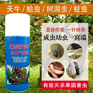天牛克星杀虫气雾剂果树洞虫杀钻心虫幼虫树木防虫药除木家具蛀虫