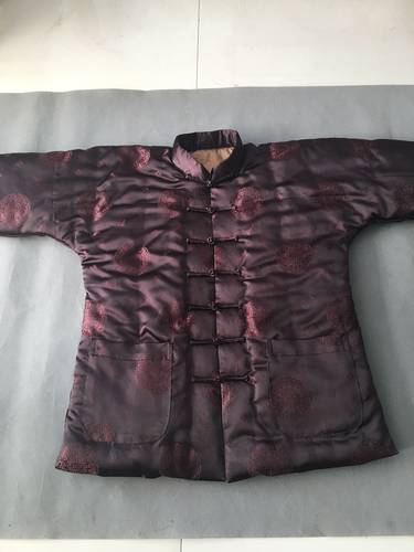 棉花冬季老式绸缎手工定做唐装