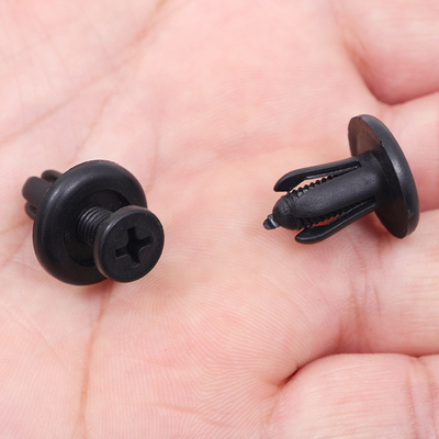 通用型7mm汽车塑料膨胀螺丝穿心钉保险杠挡泥板叶子板后备箱卡扣