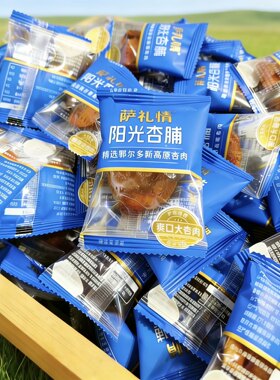 萨礼情阳光杏脯内蒙特产酸甜可口配料干净健康果干孕期零食追剧