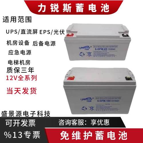力锐斯UPS蓄电池消防蓄电池