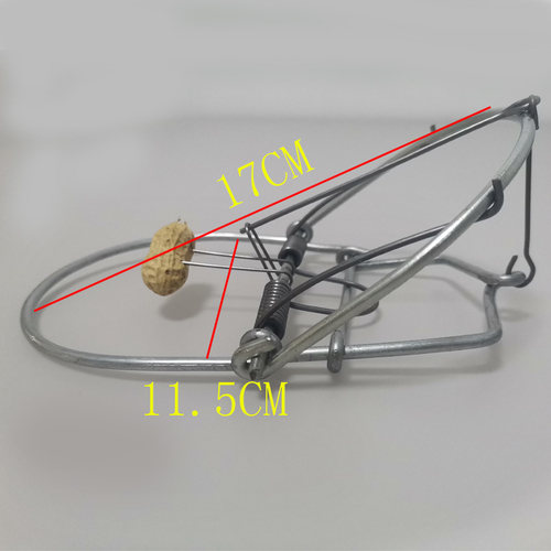 灭鼠神器铁质夹子强力鼠夹子铁夹子新款抓老鼠老鼠夹捕鼠器家用