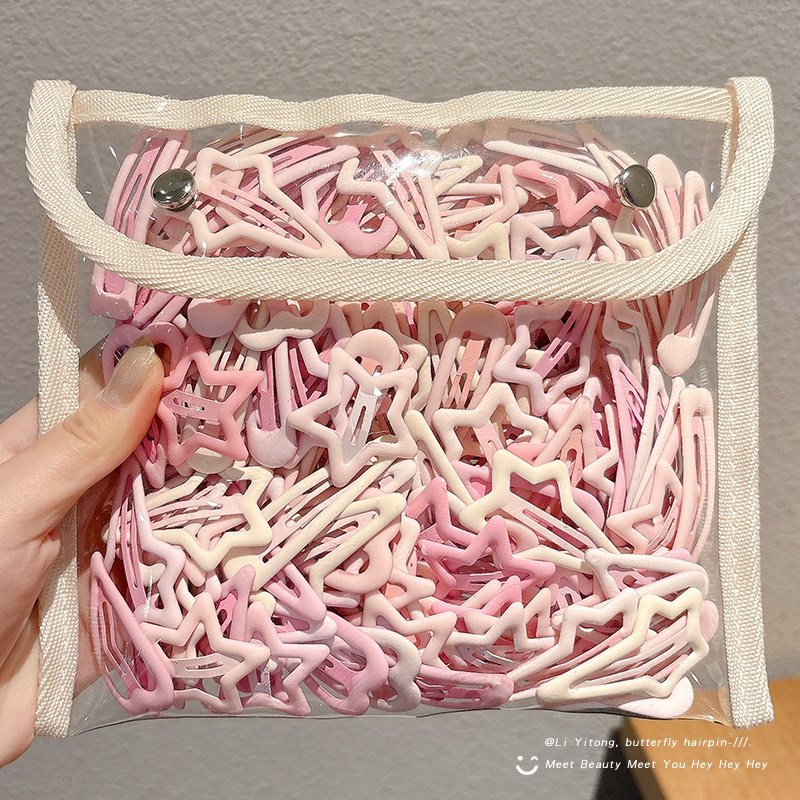 碎发bb夹发卡女后脑勺头发夹子儿童头饰侧边刘海前额粉色星星发夹,饰品/流行首饰/时尚饰品新,发饰,淘宝优惠券,粉丝福利购,淘宝优惠卷