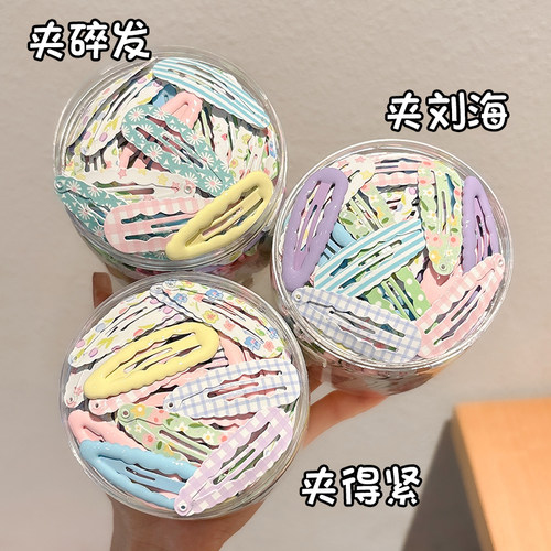儿童水滴发夹后脑勺碎发夹子头饰