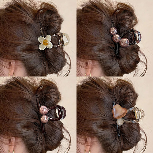 适合发量少的中号抓夹女2026新款