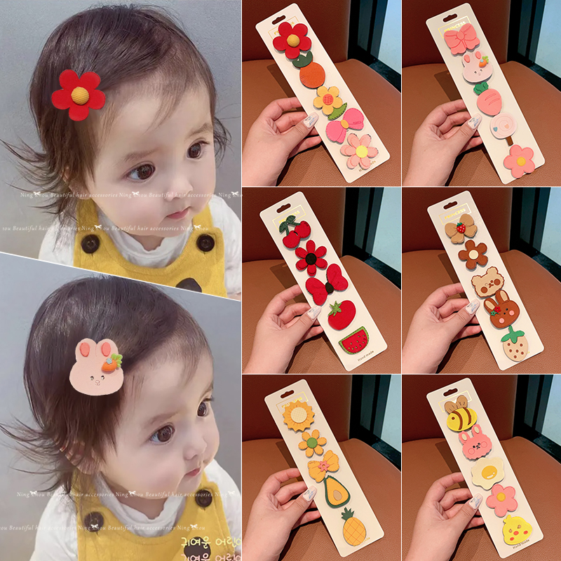 2025新款魔术贴头发贴胎毛发夹