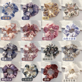 猪大肠发圈高级感肥肠头绳简约气质发绳女扎头皮筋头花头饰发饰