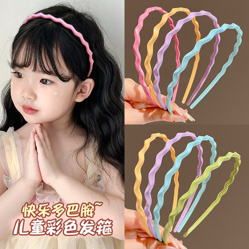 儿童碎发整理神器多巴胺彩色发箍