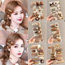 秋冬美拉德毛绒发夹刘海侧边碎发小夹子头饰一字夹发卡女2025新款