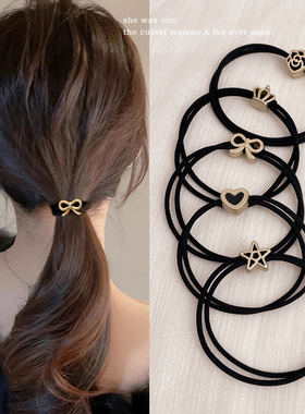 高颜值头绳扎头发发圈网红2025新款皮筋女大人高弹力耐用发绳头饰