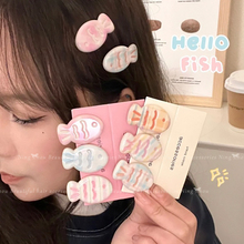 可爱少女ins风多巴胺小鱼发夹侧边刘海夹碎发小夹子卡子头饰发卡
