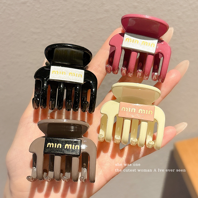 气质南瓜夹小号高马尾抓夹后脑勺