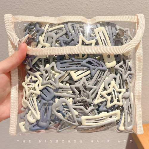 刘海碎发神器可爱星星小发夹边夹