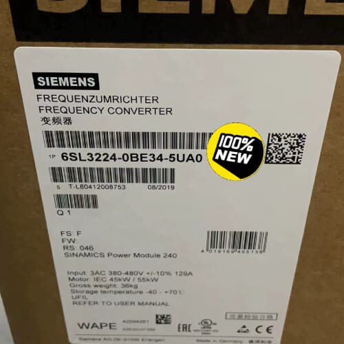 议价6SL3224-0BE34-5UA0G120 功率—再拍！