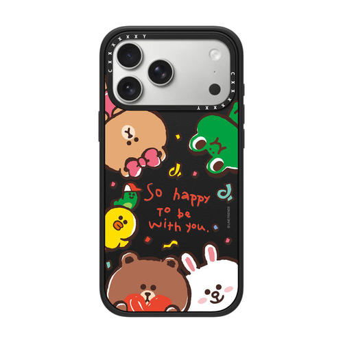 【韩国】联名LINE FRIENDS布朗熊15周年限定粉色橙色苹果17Promax壳17适用iPhone16/15/14磁吸防摔保护套