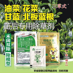 板蓝根田专用苗后除草剂油菜甘蓝花菜田除草剂刺儿菜灰灰菜苣荬