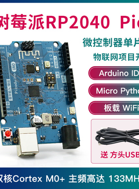 树莓派RP2040 开发板 MicroPython编程 物联网开发Pcio