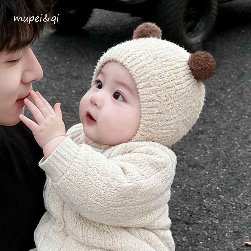 婴儿帽子秋冬季毛绒帽男女宝宝新生儿可爱包头帽保暖加厚护耳帽子,童装/婴儿装/亲子装,帽子,淘宝优惠券,粉丝福利购,淘宝优惠卷