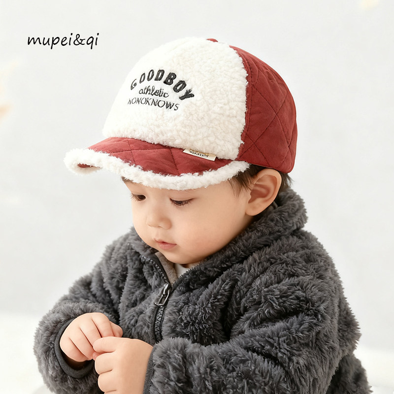 宝宝帽子秋冬季羊羔毛鸭舌帽软檐可调字母韩版潮男女童婴儿冬季帽,童装/婴儿装/亲子装,帽子,淘宝优惠券,粉丝福利购,淘宝优惠卷