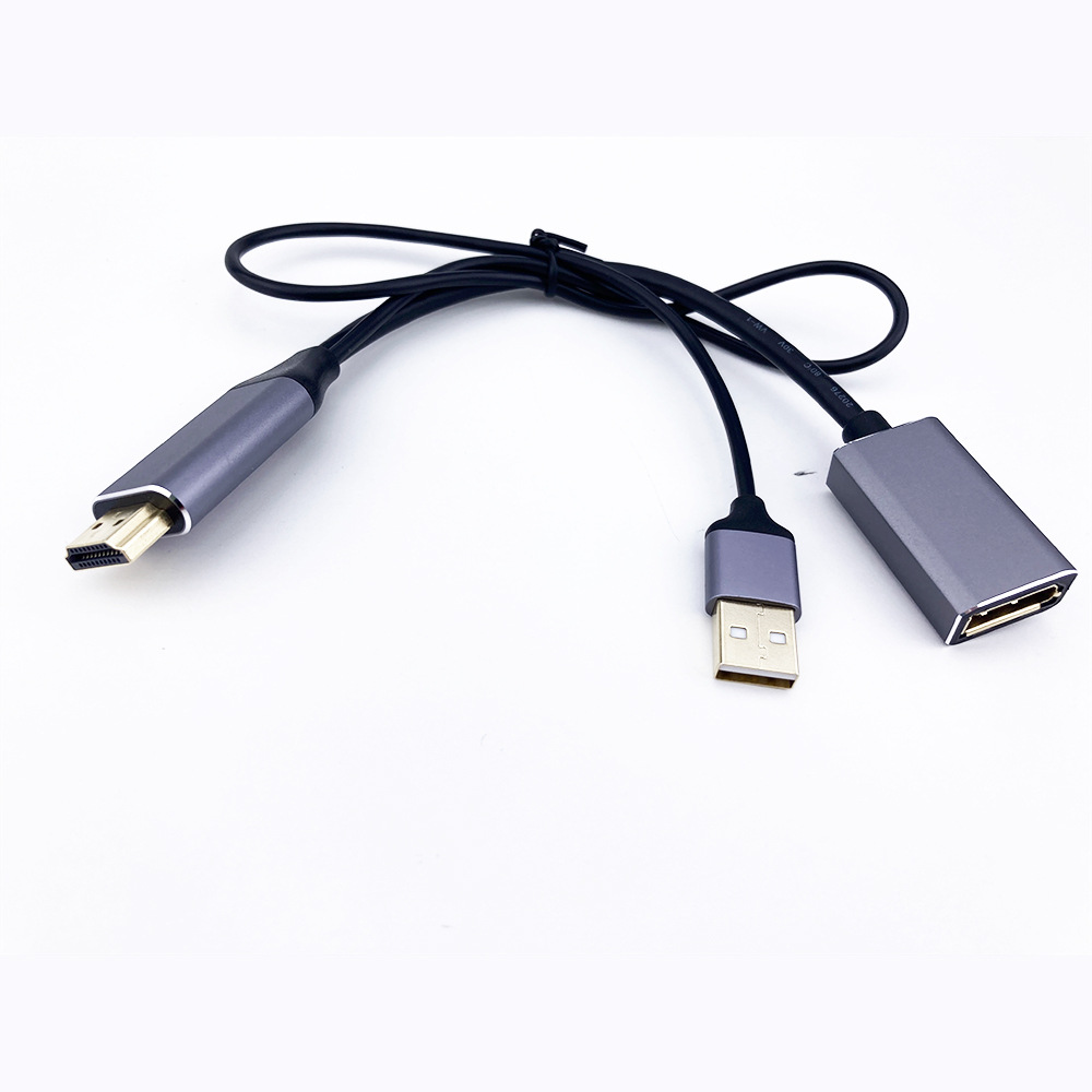 HDMI转DP转接线4K60Hz高清音视频转换线HDMI公转DisplayPort母