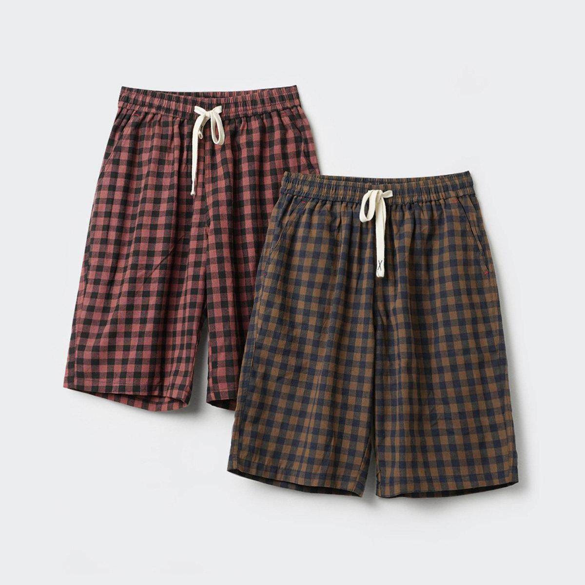 采购产品薄，柔软和可穿戴的家庭裤子，男人的纯棉格子睡衣，生活,男装,短裤,淘宝优惠券,粉丝福利购,淘宝优惠卷