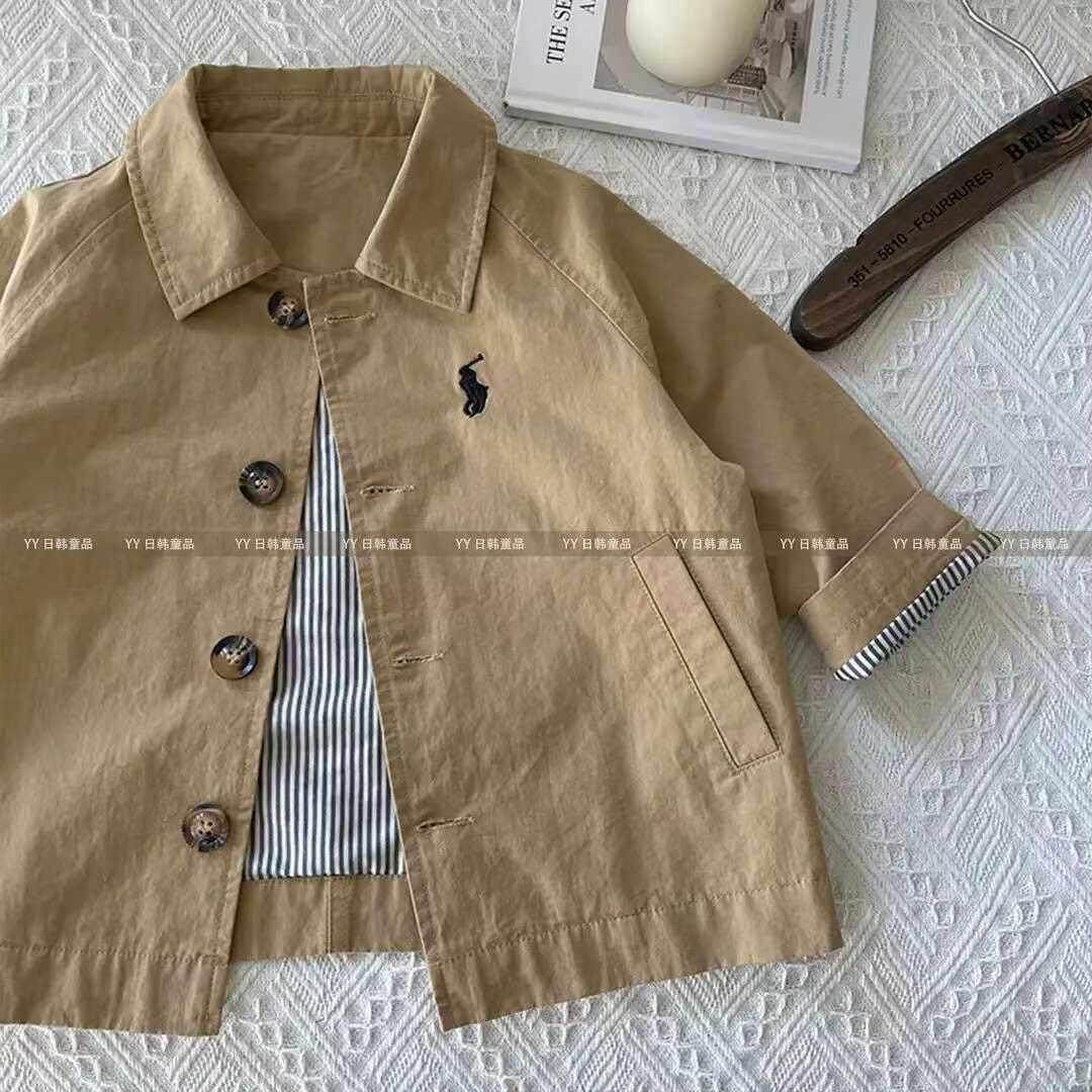 儿童纯色风衣外套春秋季2024新款男女童中长版风衣宝宝上衣外套潮,童装/婴儿装/亲子装,风衣,淘宝优惠券,粉丝福利购,淘宝优惠卷