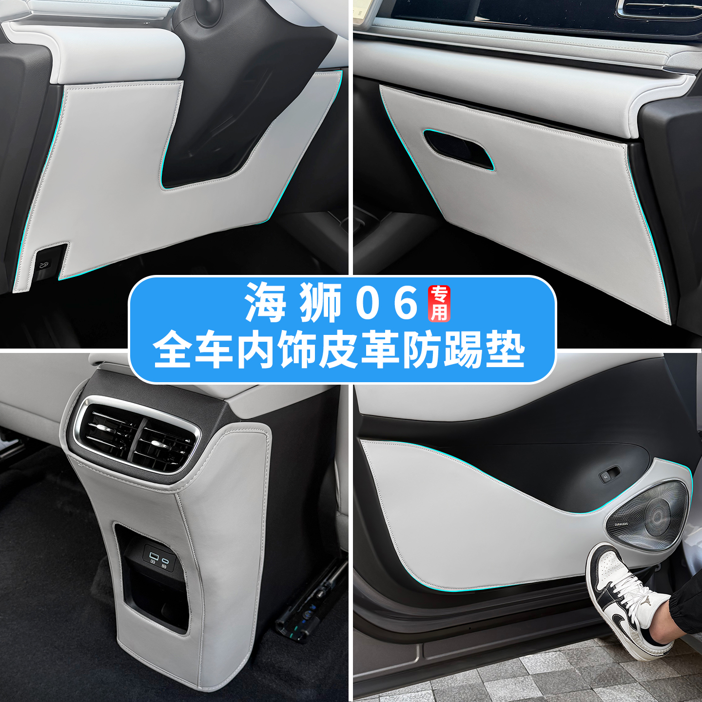 比亚迪海狮06车门防踢防脏垫
