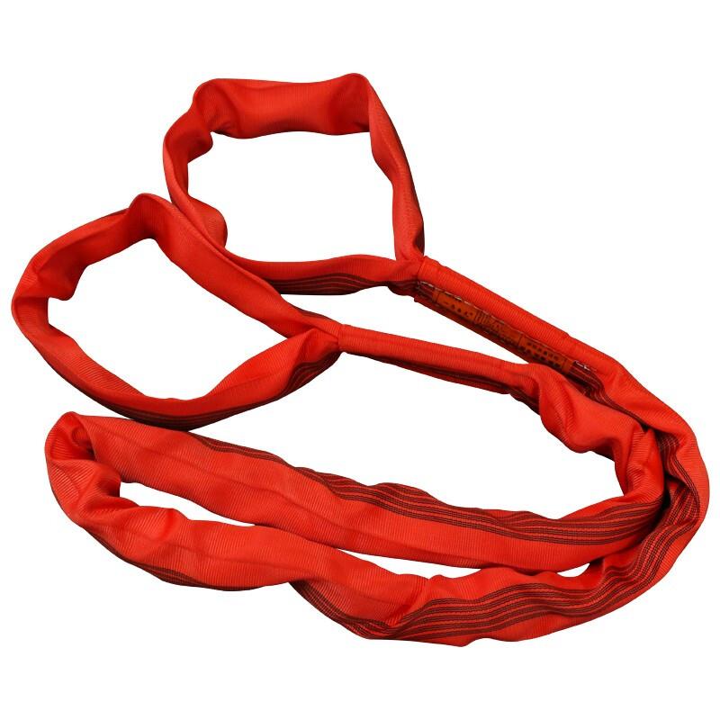 力虎王柔性吊装带双头扣涤纶吊带圆套软吊绳工业起重行车吊带5吨6