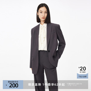 商场同款 一粒扣休闲西装 LILY奥莱秋新款 气质通勤款 外套女 女装