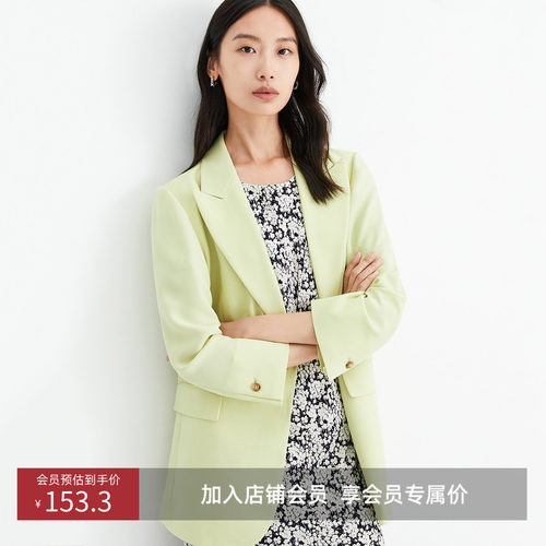 应季九分袖， 品质一粒扣