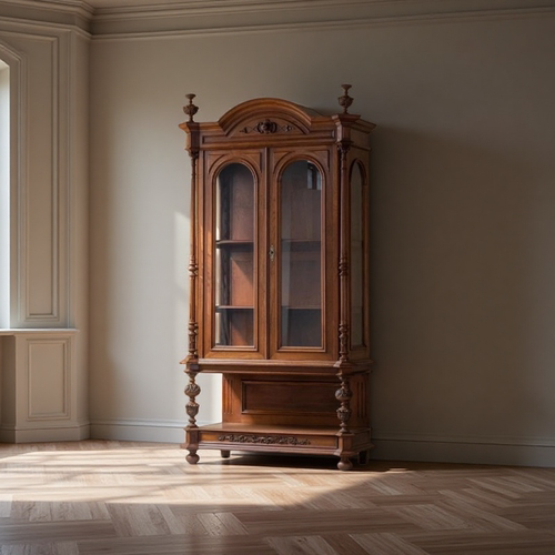 实木雕花艺术复古轻奢法式餐边柜