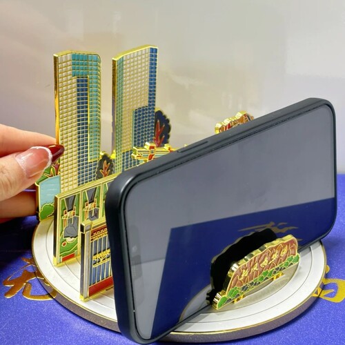 企业周年庆伴手礼超精美的定制徽章摆件公司周年礼盒