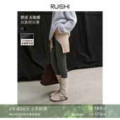 子女冬季 RUISHI芮时 外穿百搭显瘦裤 加绒加厚打底裤 雪地小羊