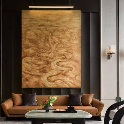 金水为财新中式客厅装饰