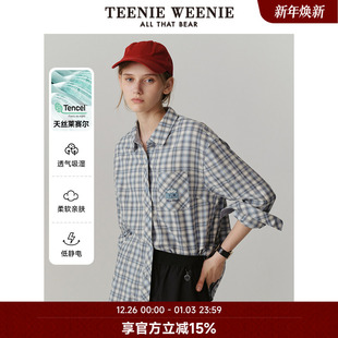 莱赛尔 长袖 TeenieWeenie小熊奥莱女装 冬装 上衣潮 格纹衬衫