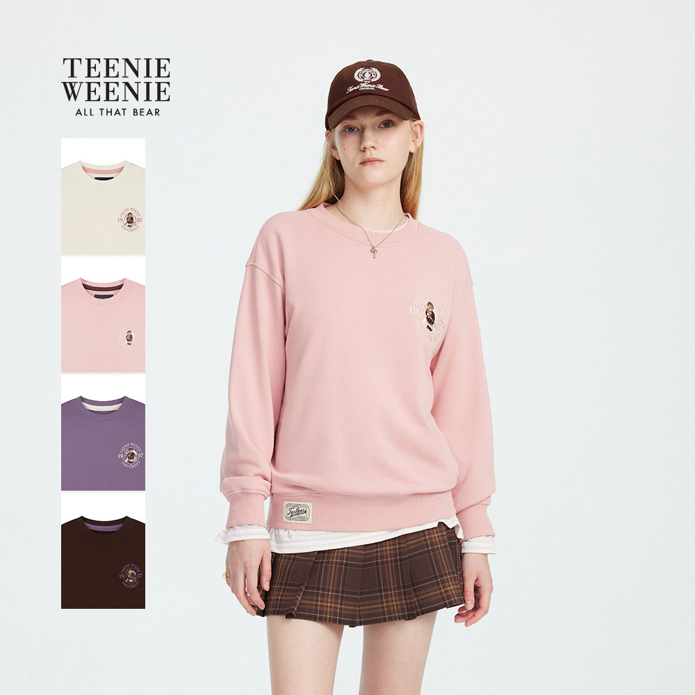 TeenieWeenie小熊奥莱卫衣2025年秋季新款简约宽松学