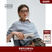 TeenieWeenie小熊奥莱卫衣春季 宽松舒适复古休闲学院风圆领上衣女