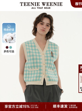TeenieWeenie小熊奥莱多巴胺毛衣开衫马甲背心针织衫奶fuu