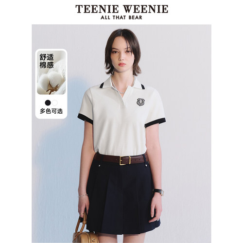 学院风POLO领T恤TeenieWeenie