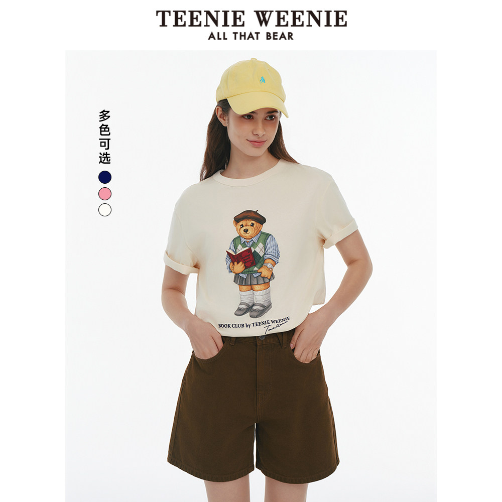 TeenieWeenie小熊奥莱T恤2025夏季新款简约休闲活力