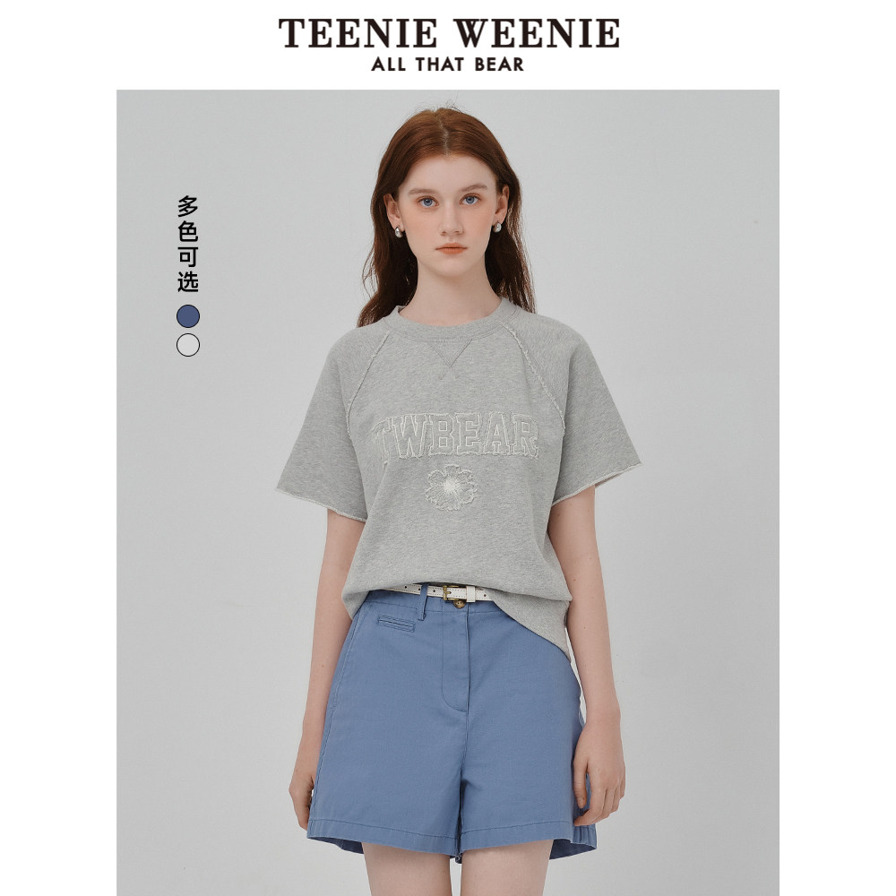 TeenieWeenie小熊奥莱卫衣2025春夏新款水洗休闲复古