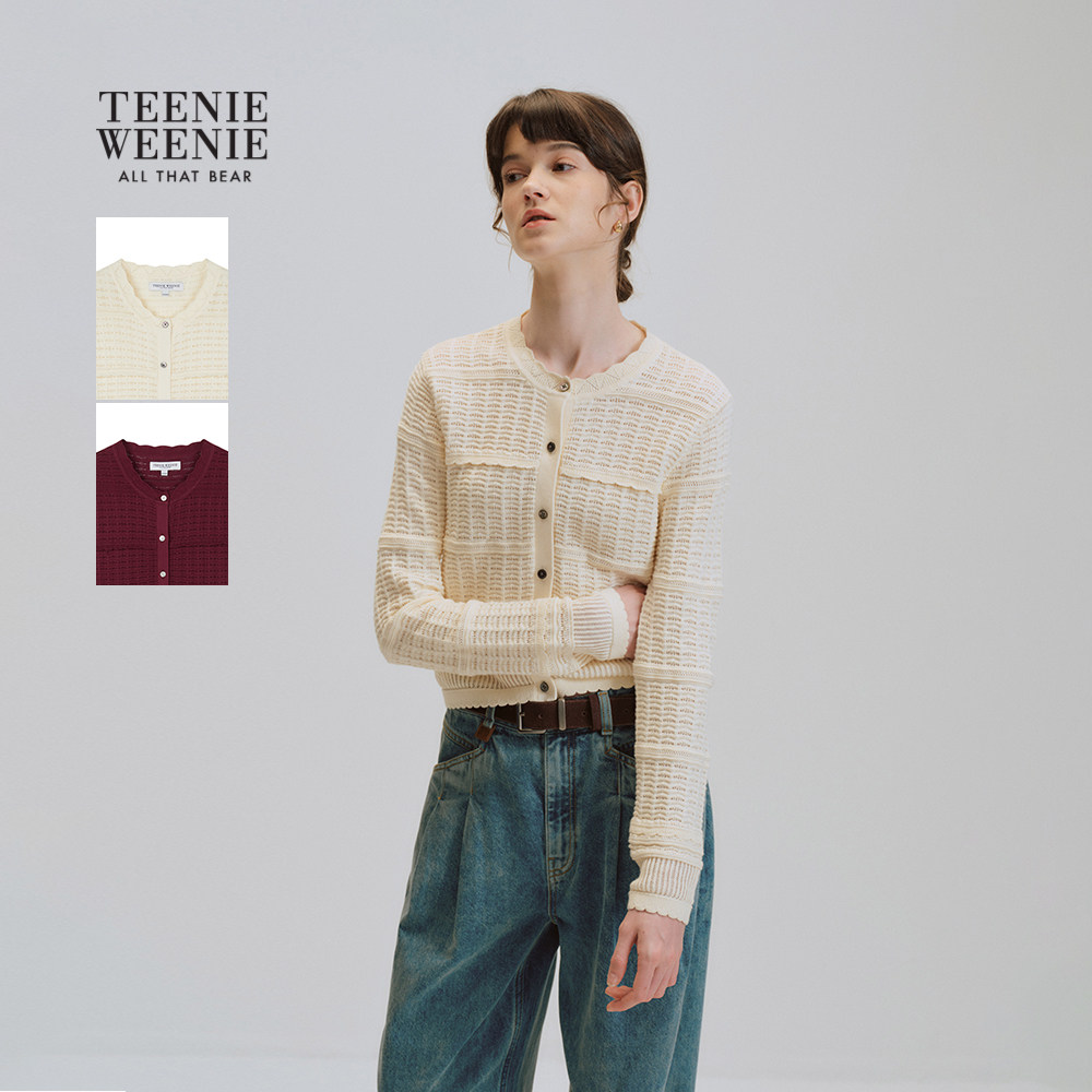 TeenieWeenieС��Ůװë��֯����26�괺�¿�����ʱ�п��ɳ���ë�������� 155/XS  374Ԫ