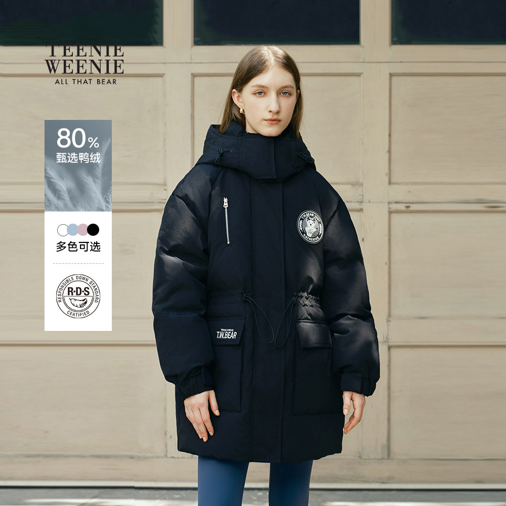 TeenieWeenie小熊奥莱2025冬季新款潮流时尚工装风长