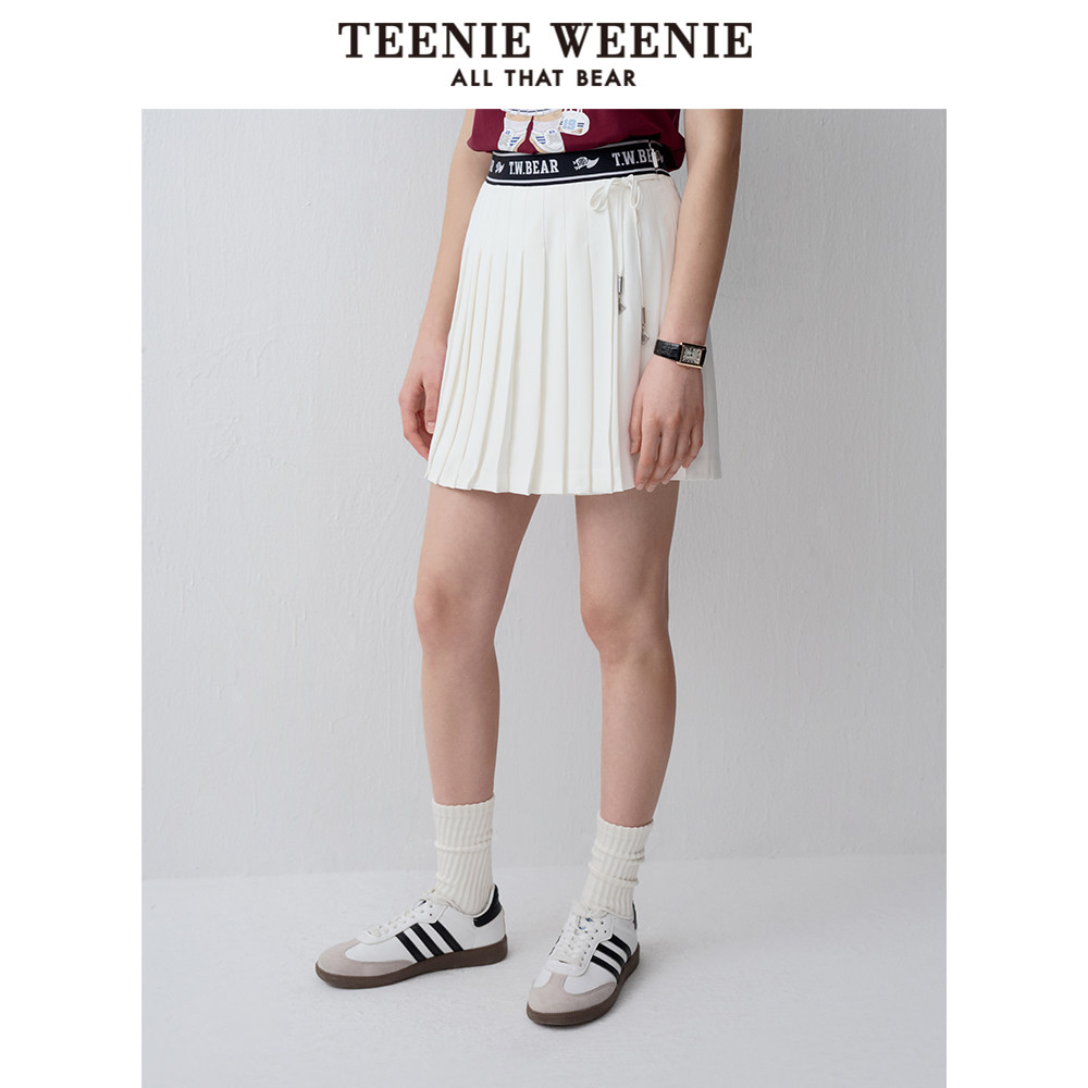【妞妞专享】TeenieWeenie小熊奥莱女装半身裙学院风运动