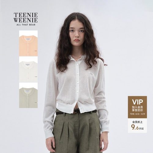 TeenieWeenie亚麻薄款空调衫开衫