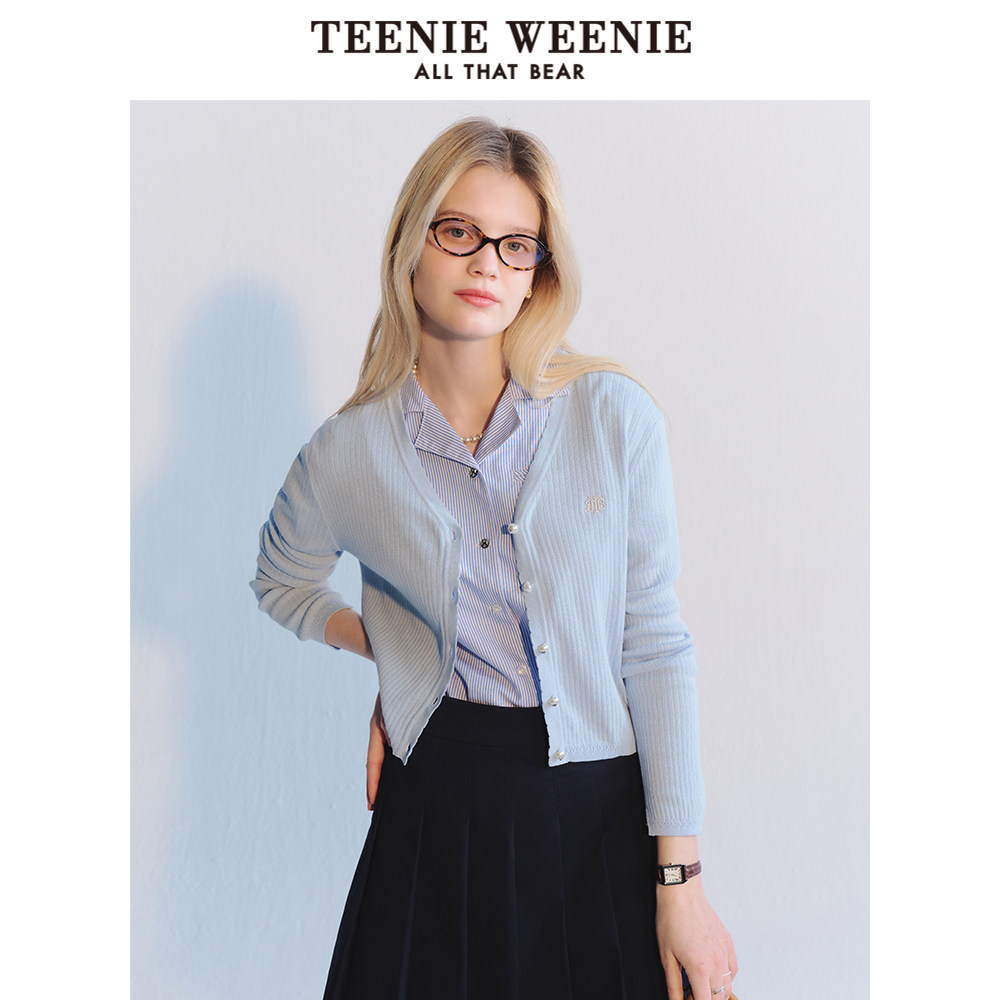 【UPF50+防晒衣】TeenieWeenie小熊奥莱秋季针织长