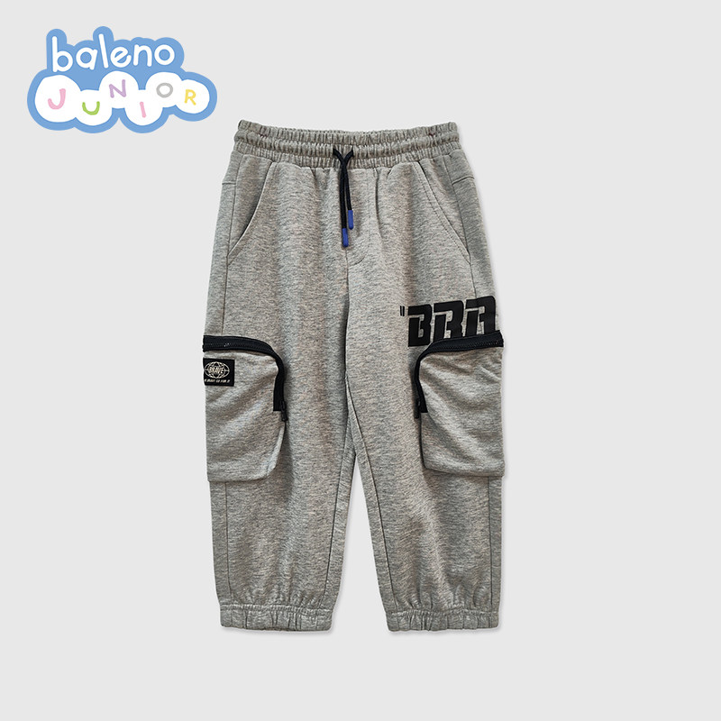 【49任选2件】班尼路2025夏季新款男童工装针织7分裤时尚休闲潮流