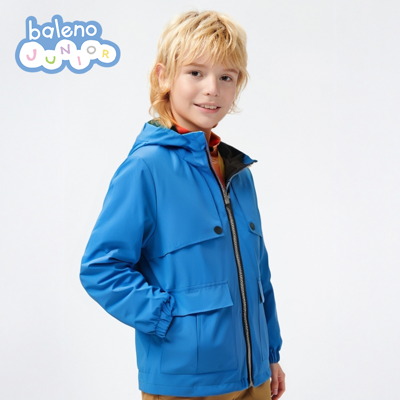 男童针织里工装夹克外套