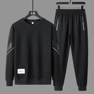 福建泉州石狮运动服男装晋江品牌服饰2026新款山东即墨卫衣套装潮