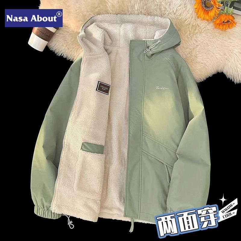 山东即墨源头工厂中山卫衣广州十三行双面穿棉衣男新款2025棉外套